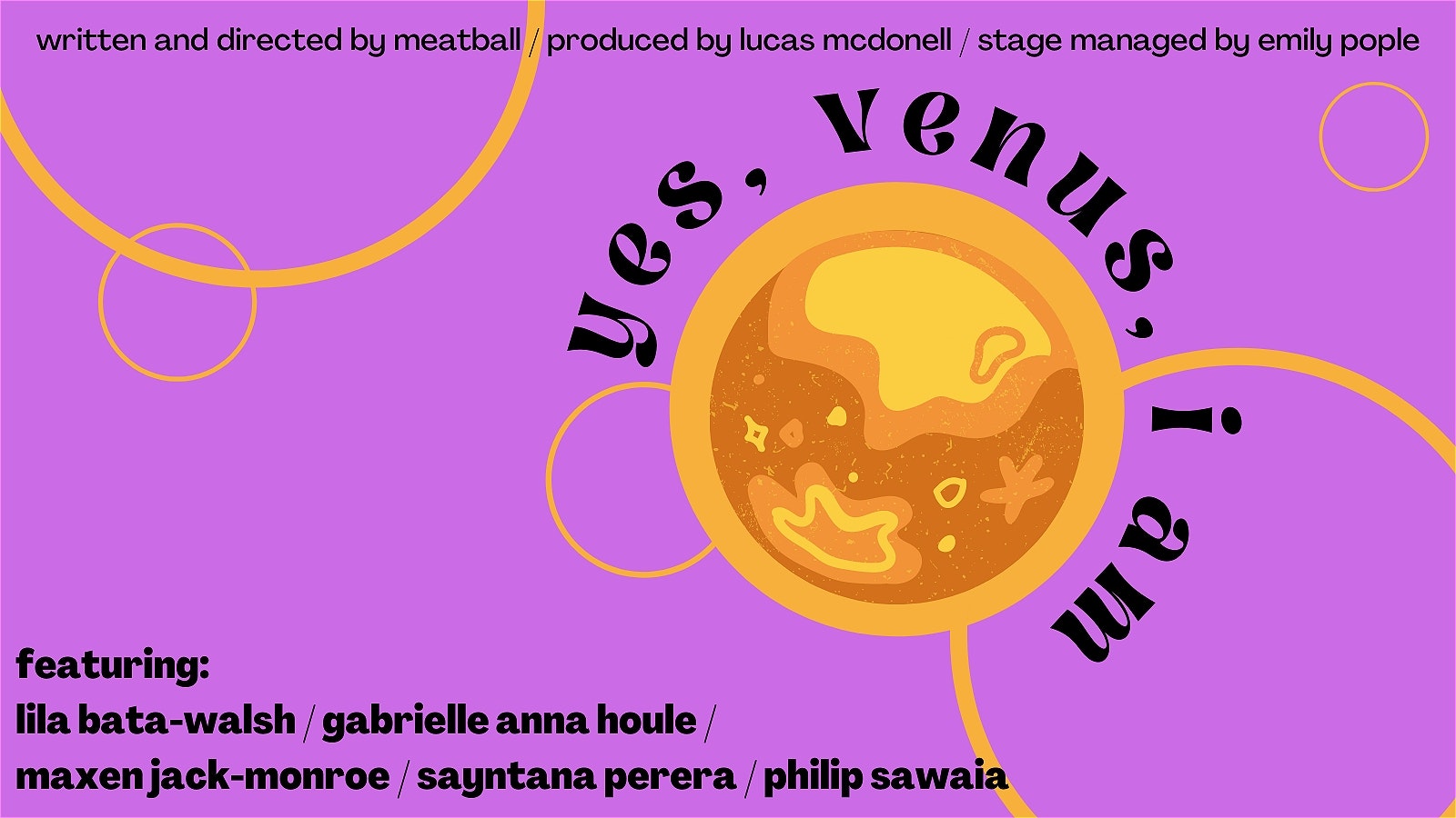 YES, VENUS, I AM
